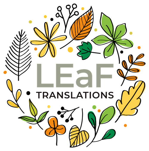 Company logo image - LEaF Translations