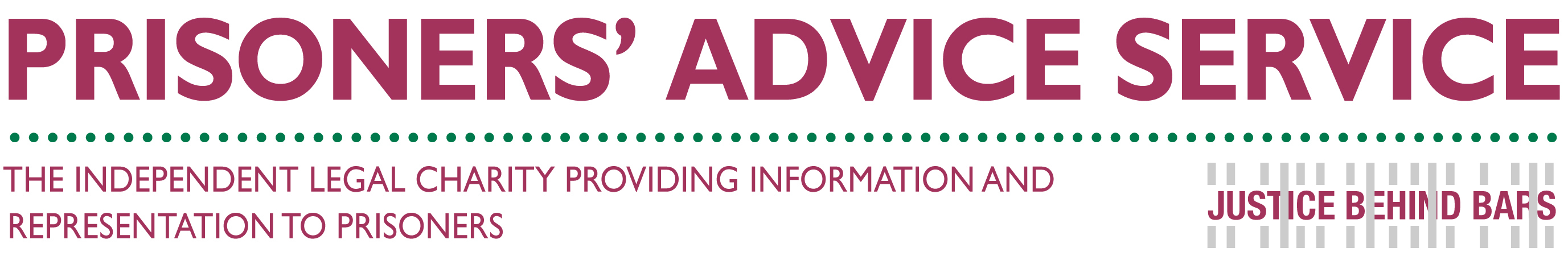 Company logo image - Prisoners' Advice Service
